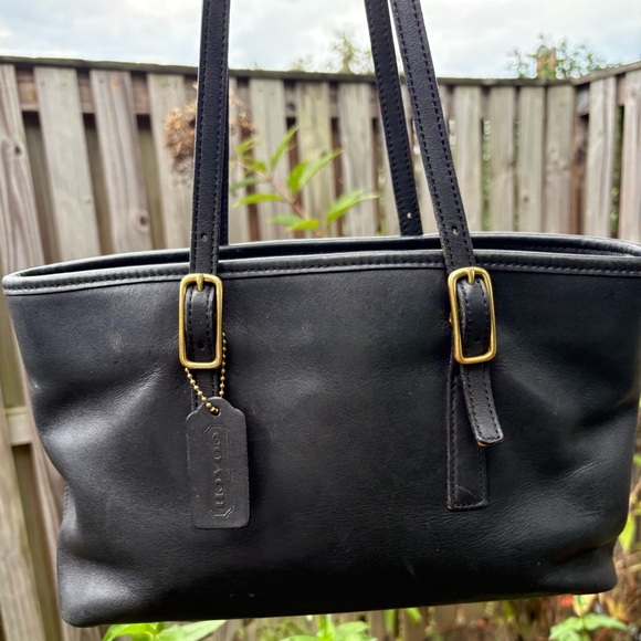 Coach Vintage Legacy Shopper Tote Black - Picture 1 of 12